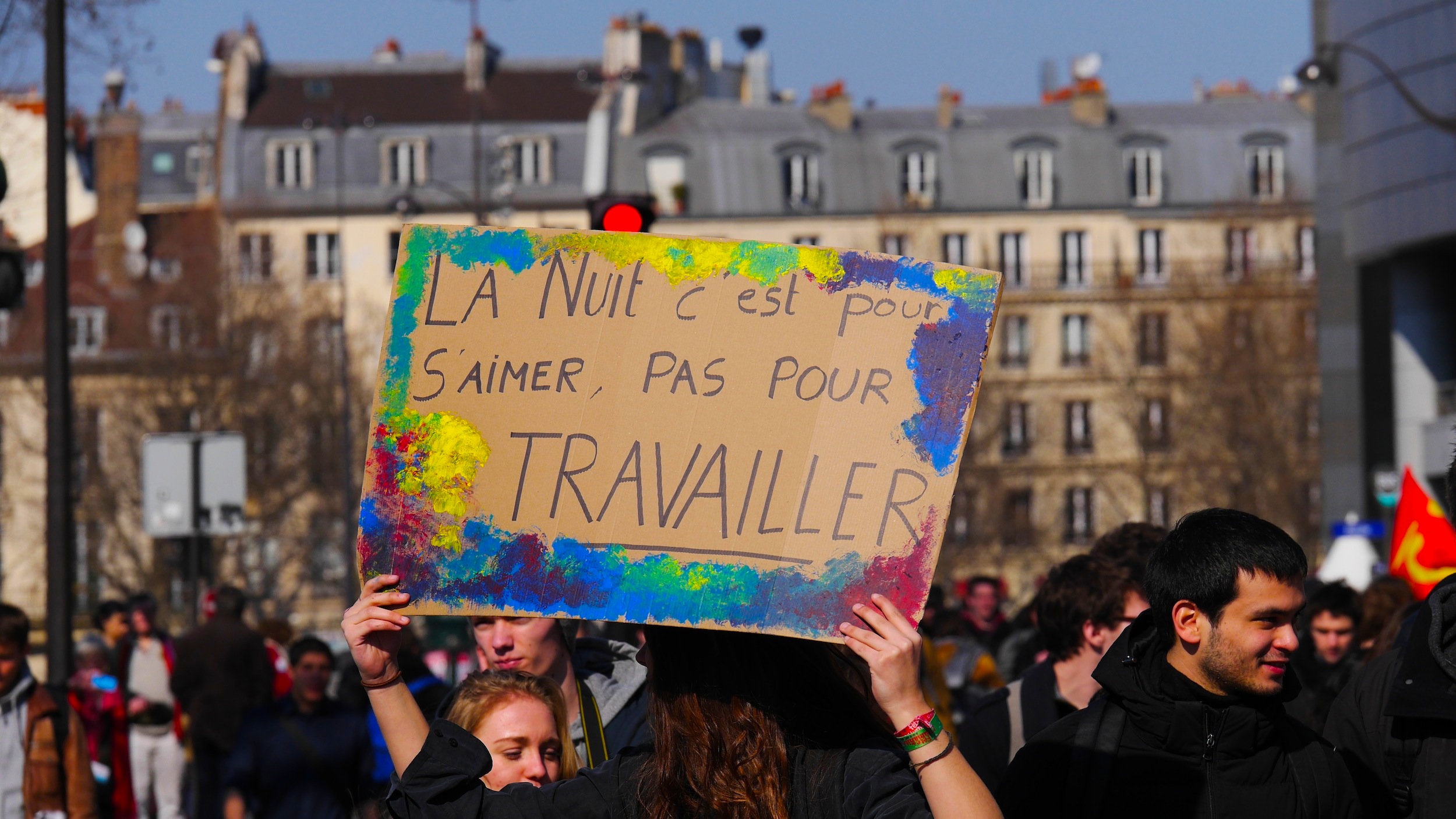 «La nuit c'est pour s'aimer, pas pour travailler»